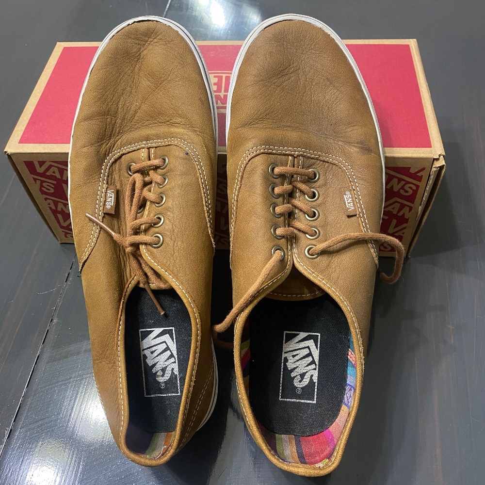 Leather Vans